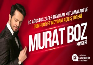 Murat Boz Cumhuriyet Meydannda Konser Verecek